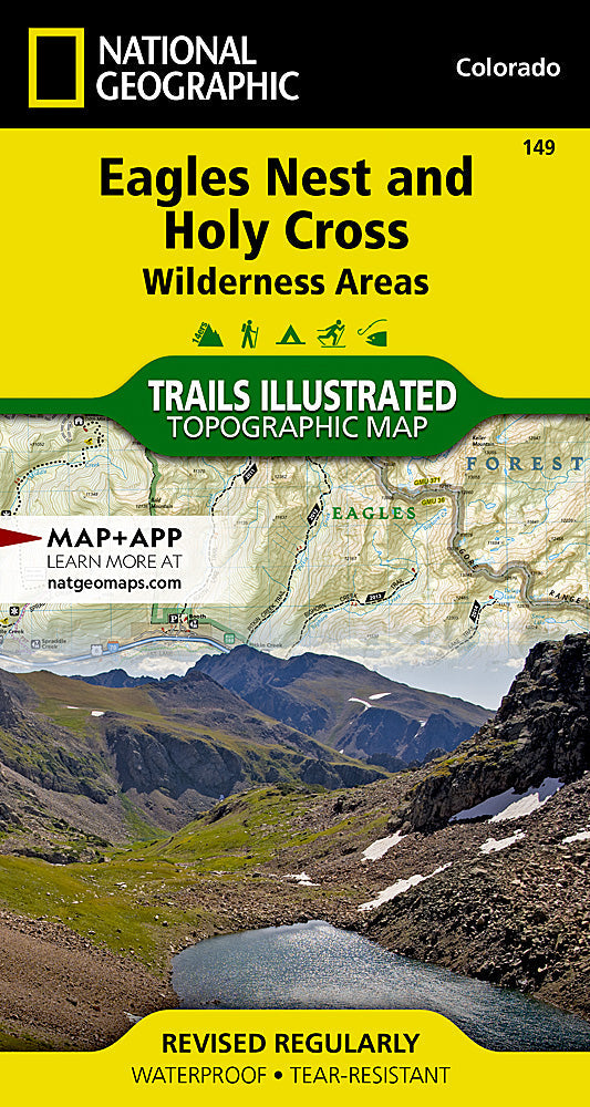 National Geographic  Eagles Nest And Holy Cross Wilderness Areas Map (149)