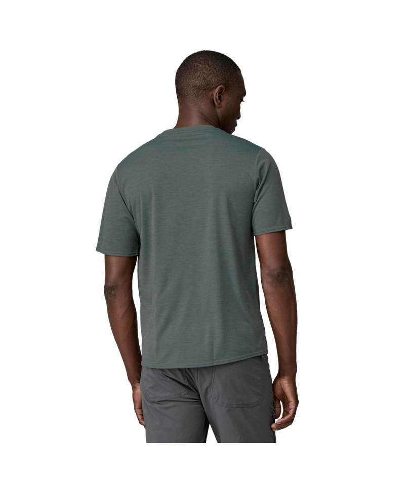 Cap Cool Daily Graphic Short Sleeve Shirt - Men's 73 Text Logo: Nouveau Green X-Dye / XS