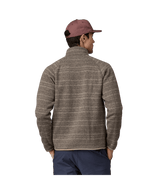 Better Sweater Quarter Zip - Men's Vinyl Stripe: Seabird Grey / XS