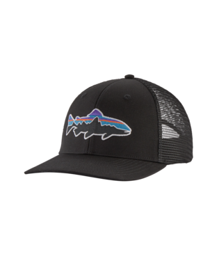 Fitz Roy Trout Trucker Hat Black