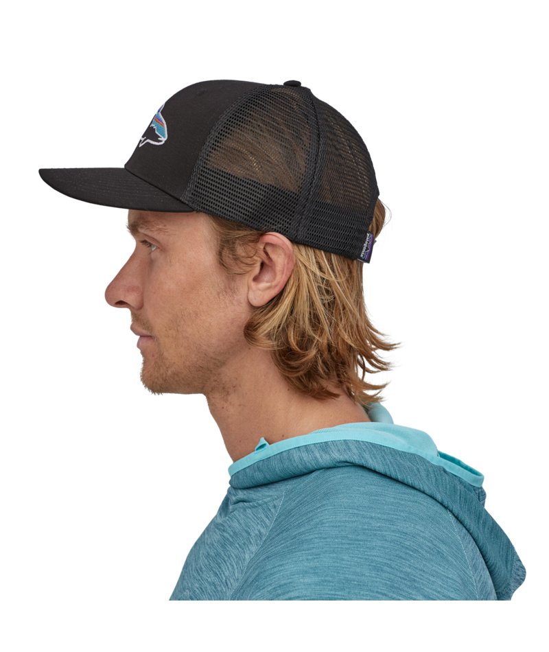 Fitz Roy Trout Trucker Hat Black