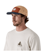 Graphic Maclure Hat Shop Sticker: Grayling Brown