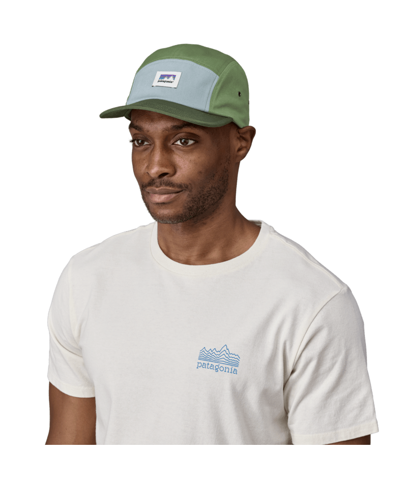 Graphic Maclure Hat Shop Sticker: Terrain Green