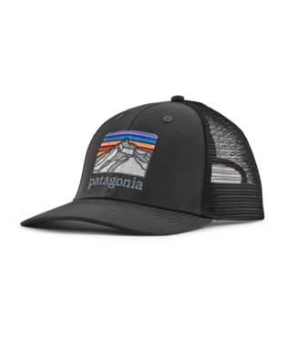 Line Logo Ridge Lopro Trucker Hat Ink Black