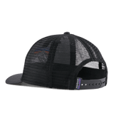 Line Logo Ridge Lopro Trucker Hat Ink Black