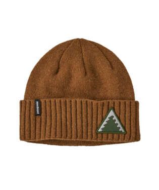 Brodeo Beanie Dawn Tracks Patch: Shelter Brown