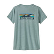 Cap Cool Daily Graphic Shirt - Waters - Women's Boardshort Logo: Thermal Blue X-Dye / L