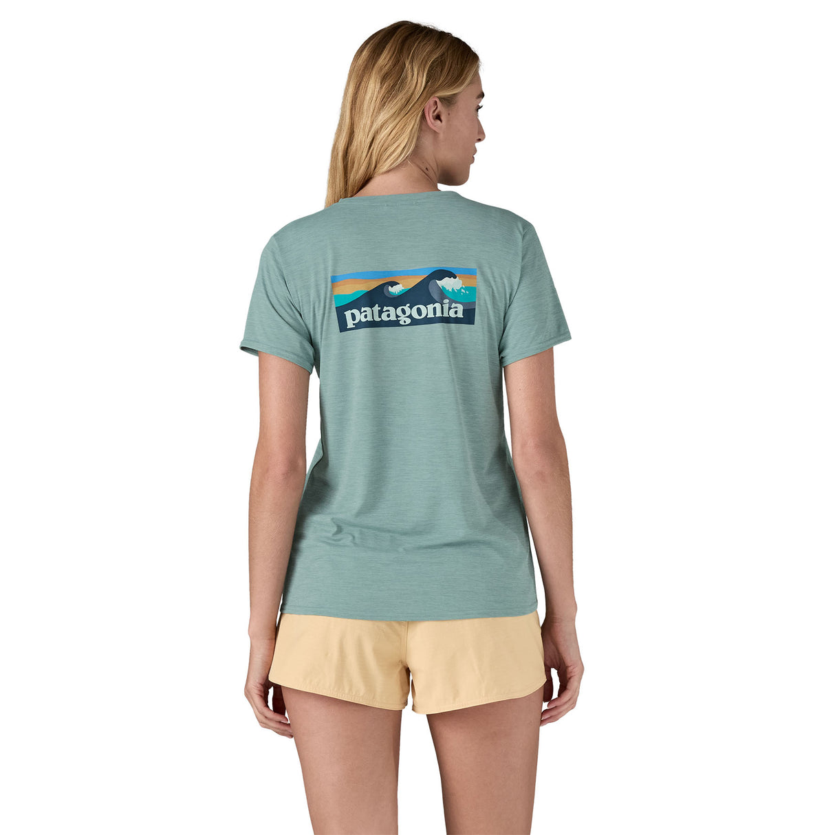 Cap Cool Daily Graphic Shirt - Waters - Women's Boardshort Logo: Thermal Blue X-Dye / L