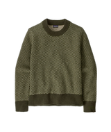 Recycled Wool-Blend Crewneck Sweater - Women's Ridge: Pine Needle Green / XS