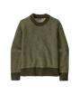 Recycled Wool-Blend Crewneck Sweater - Women's Ridge: Pine Needle Green / XS