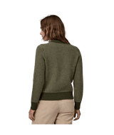 Recycled Wool-Blend Crewneck Sweater - Women's Ridge: Pine Needle Green / XS