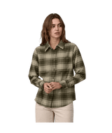 Fjord Flannel Shirt - Women's Cascade: Pine Needle Green / XXS