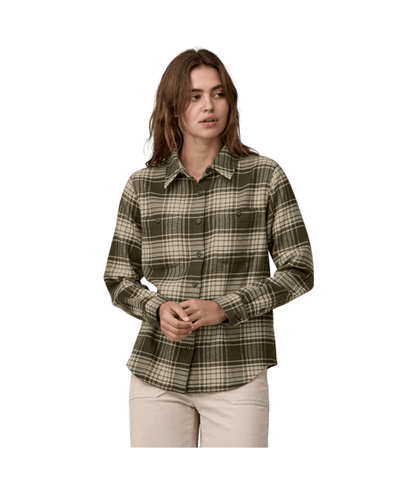 Fjord Flannel Shirt - Women's Cascade: Pine Needle Green / XXS