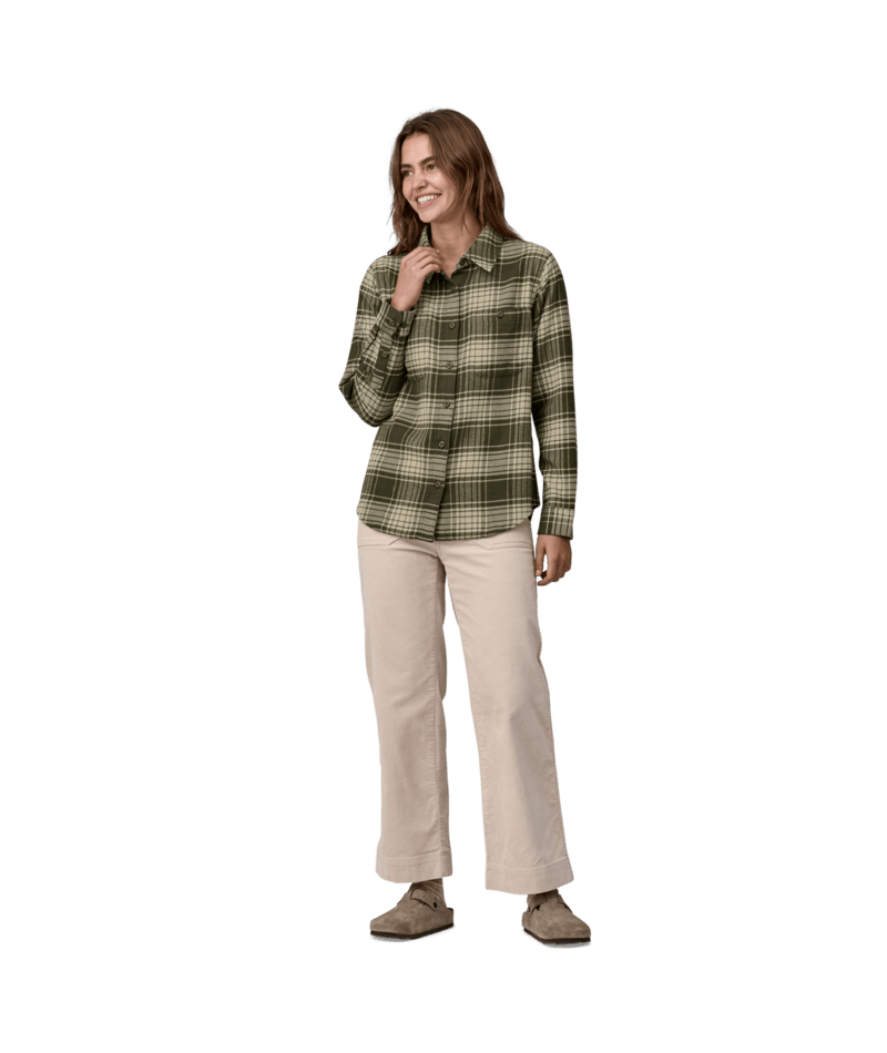 Fjord Flannel Shirt - Women's Cascade: Pine Needle Green / XXS