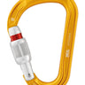 Attache Locking Carabiner Yellow