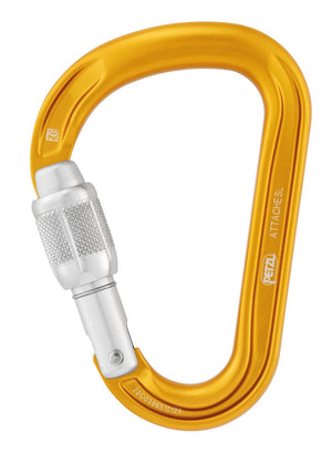 Attache Locking Carabiner Yellow