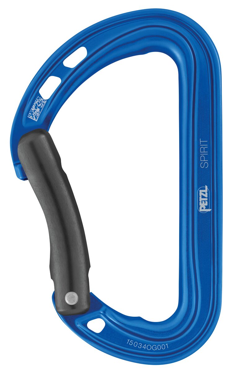 Spirit Bent Carabiner Blue