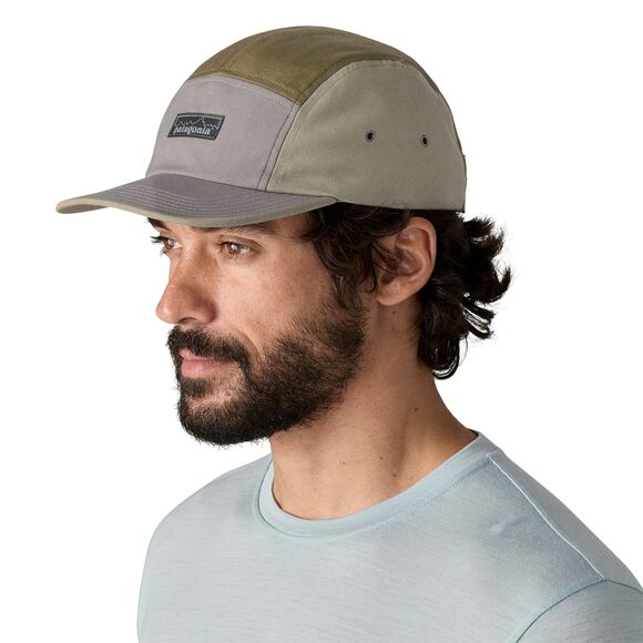 Graphic Maclure Hat Functional Text Logo: Forever Grey