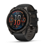 Fenix 8 47 Mm, Amoled, Slate Gray With Black Silicone Band