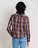 Re-Form Flannel Boxy Long Sleeve Shirt - Women's