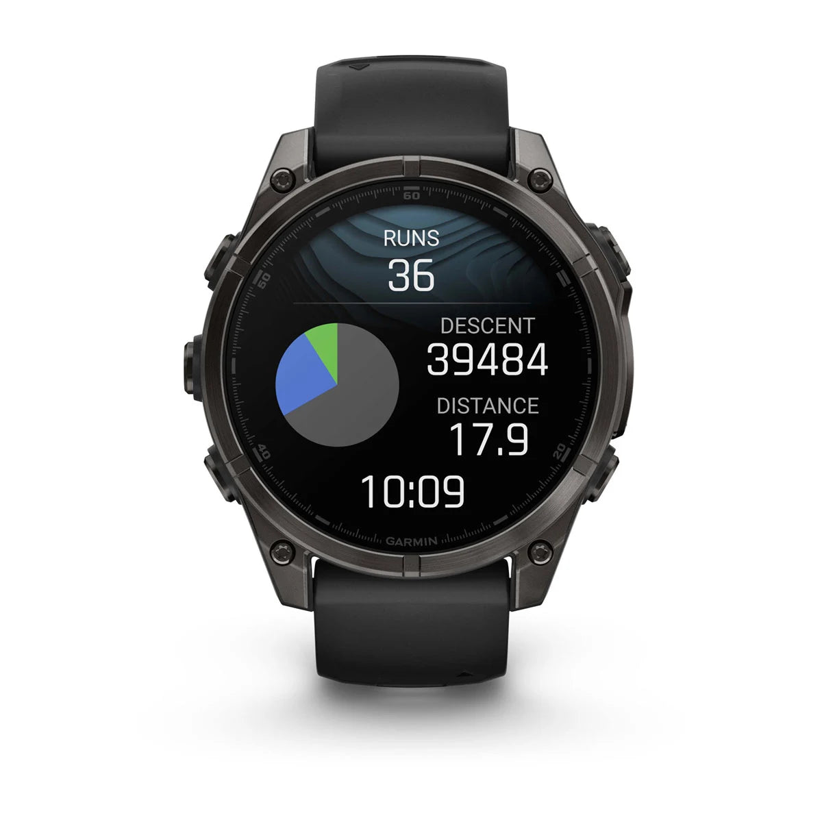 Fenix 8 47 Mm, Amoled, Slate Gray With Black Silicone Band