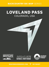 Load image into Gallery viewer, Backcountry Ski Map: Loveland Pass, Colorado.
