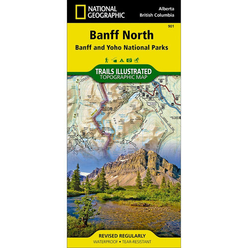 National Geographic Banff North Map [Banff and Yoho National Parks] (901)