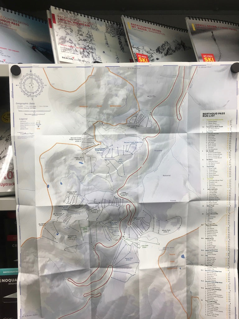 Berthoud Pass Ski Map