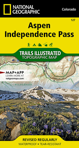 National Geographic Aspen, Independence Pass Map (127)