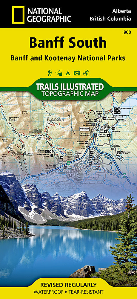 National Geographic Banff South Map [Banff And Kootenay National Parks] (9)