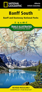 National Geographic Banff South Map [Banff And Kootenay National Parks] (9)