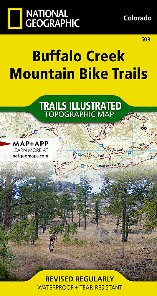 National Geographic Buffalo Creek Mountain Bike Trails Map (503)