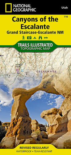 National Geographic Canyons of the Escalante Map [Grand Staircase-Escalante National Monument] (710)