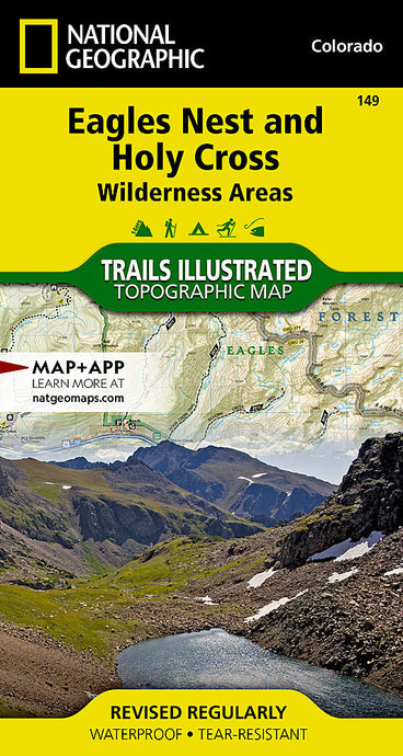 National Geographic  Eagles Nest and Holy Cross Wilderness Areas Map (149)