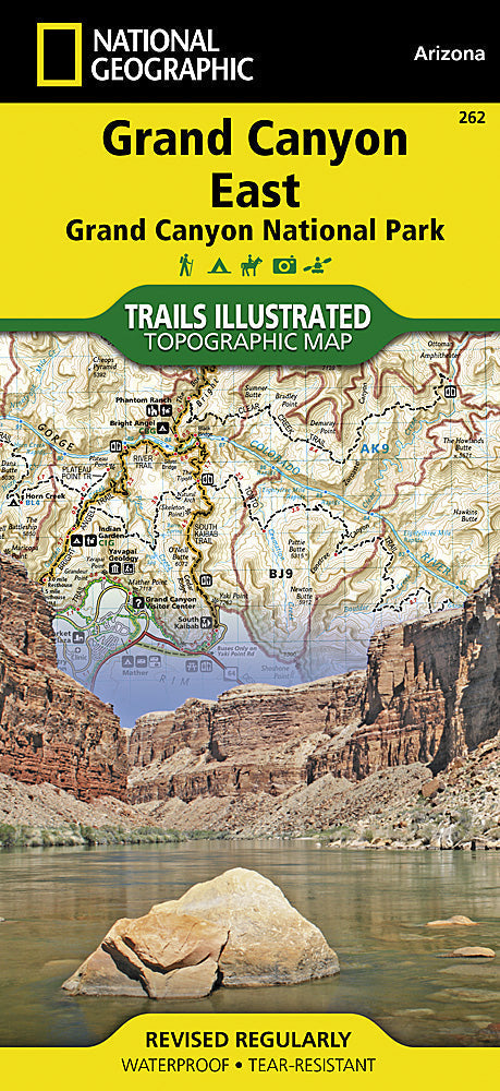National Geographic Grand Canyon East Map [Grand Canyon National Park] 262