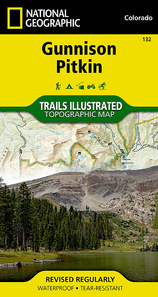 National Geographic Gunnison, Pitkin Map (132)
