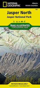 National Geographic Jasper North Map [Jasper National Park] (903)