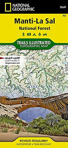 National Geographic Manti-La Sal Map (703)