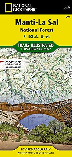National Geographic Manti-La Sal Map (703)