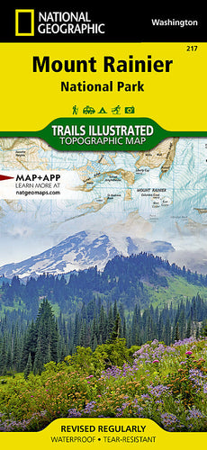 National Geographic Mount Rainier National Park Map (217)