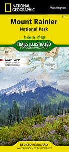 National Geographic Mount Rainier National Park Map (217)