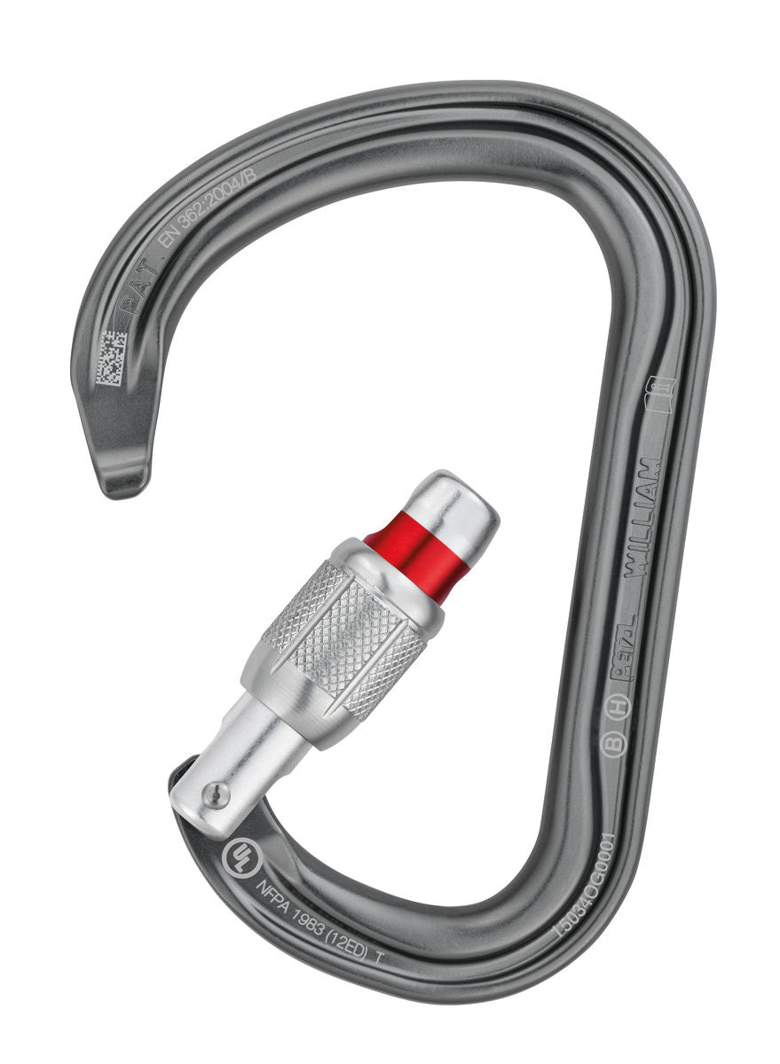 Petzl William Screw Lock Carabiner