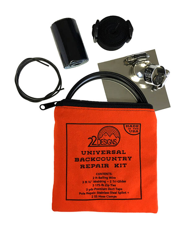 22 Designs Universal Backcountry Repair Kit
